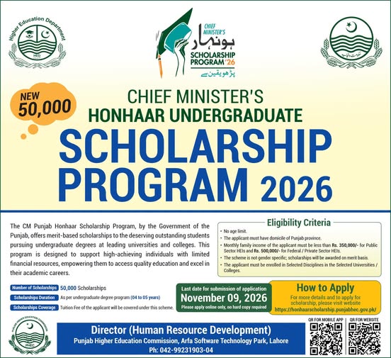 50,000 SCHOLARSHIPS. A BRIGHTER FUTURE STARTS HERE! 